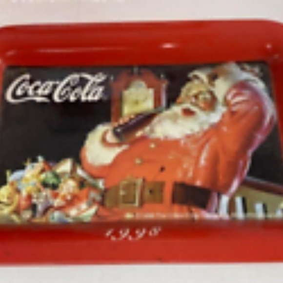 Lot of Assorted Drink Coca-Cola in Bottle Metal Coin bank, Ice chest Tin & Trays - Picture 2 of 7
